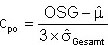 Formel für Cpo
