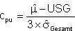 Formel für Cpu