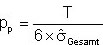 Formel für Pp