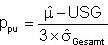 Formel für Ppu